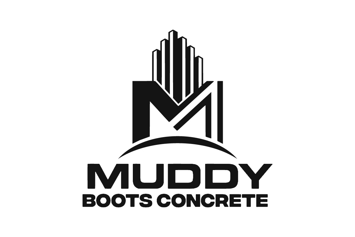 Muddy Boots Concrete logo: concrete driveways, patios and stamped concrete in Louisville, Kentucky